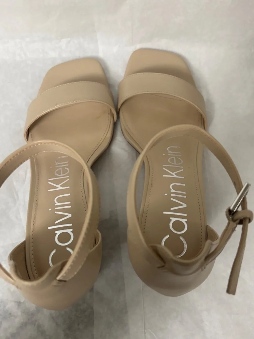 Calvin Klein Nolene block heel sandals
